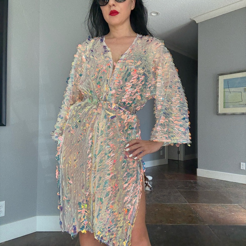 Colorful Sequin Dress